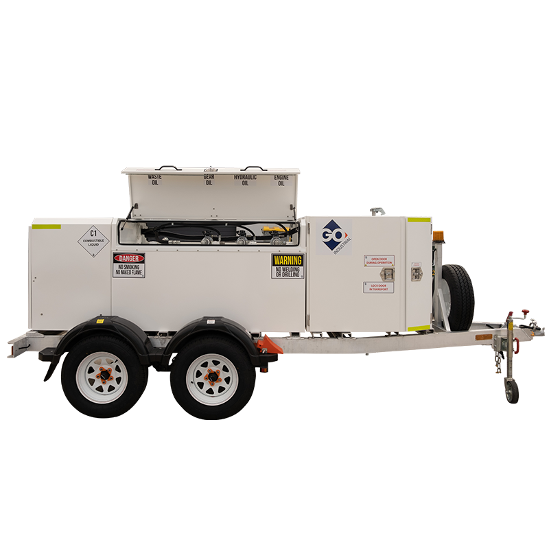 SERVICE TRAILER Self Bunded Low Profile Dual Axle Side View