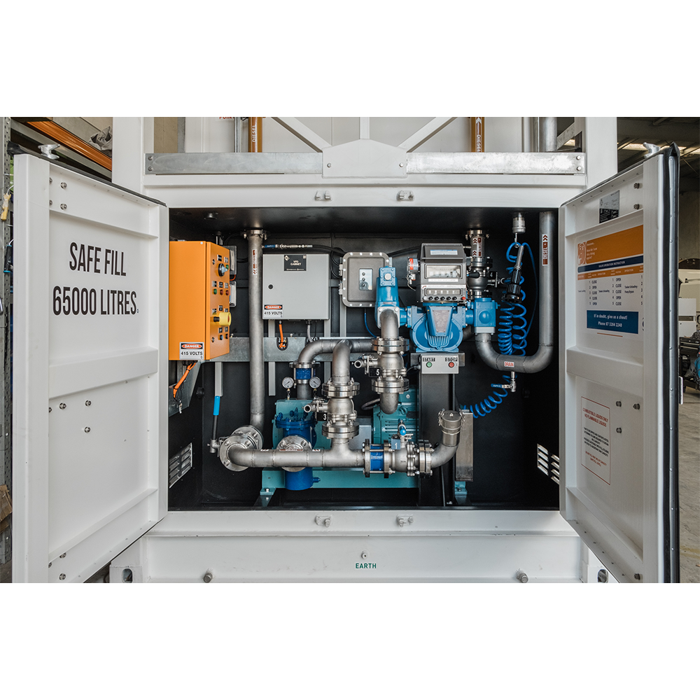 TCS 700-35-SPA-11-A-L-4 700 Series Meter fitted to GO Industrial GON-69 Self Bunded Tank