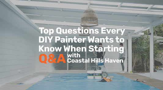 Minimalistic Coastal Scandi Reno - Top Questions Every DIY Painter Wants to Know When Starting to Spray [Q&A]