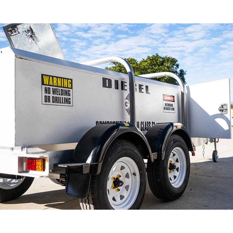 FUEL TRAILER 1250L Self Bunded Low Profile Dual Axle SBHD1250